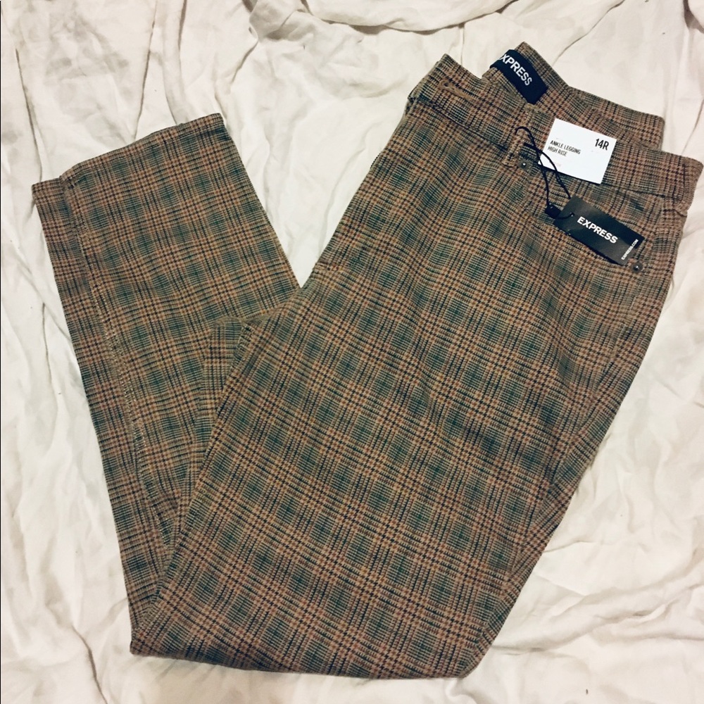 Express plaid Leggings